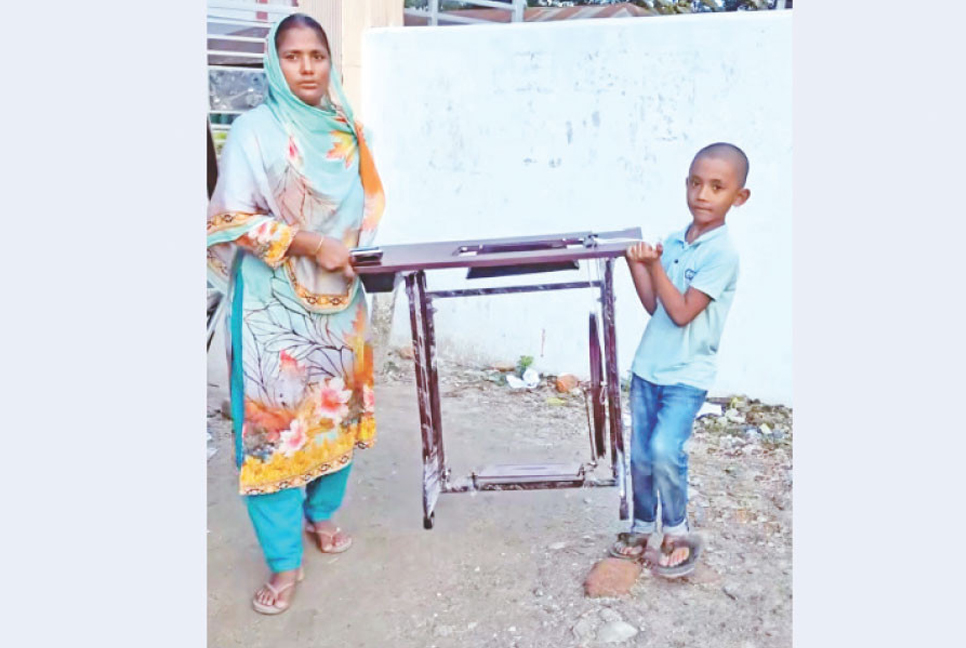 Samit and his mother
